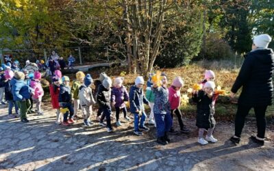 Jesienny spacer do parku 5 i 6 -latków