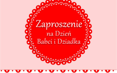 Zaproszenie dla Babci i Dziadka