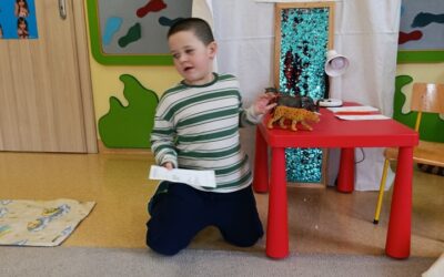 ,,Chory kotek” – mini teatrzyk z udziałem 5 – latków