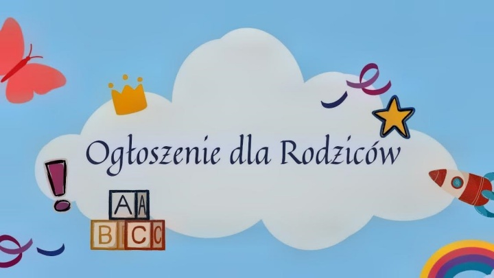 Ogłoszenie dla Rodziców