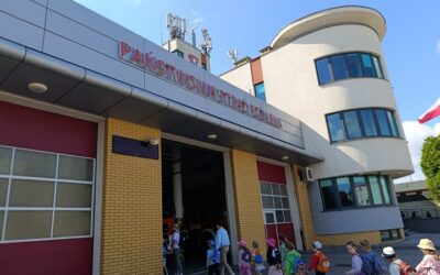 Wycieczka 5 i 6 – latków do straży pożarnej